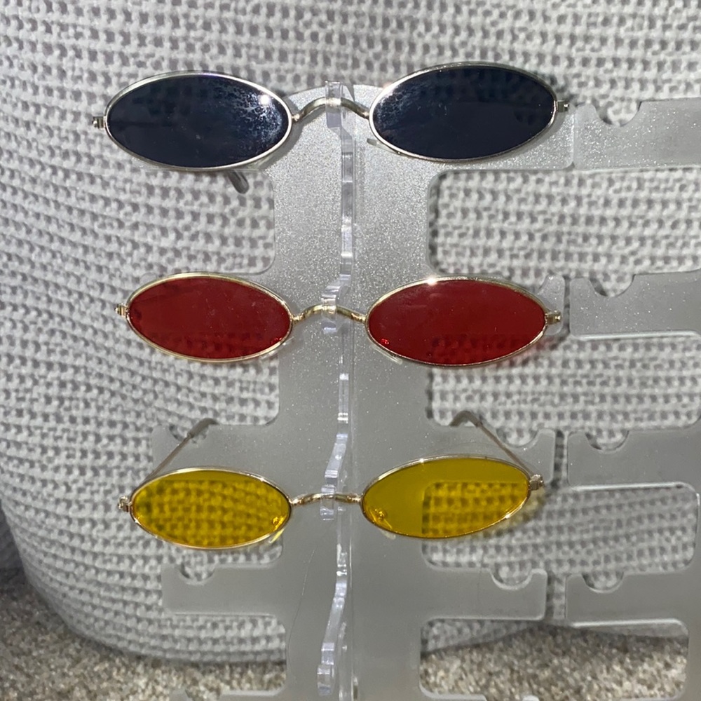 3 pack of fashion sunglasses